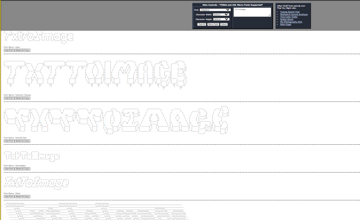 TextToASCII